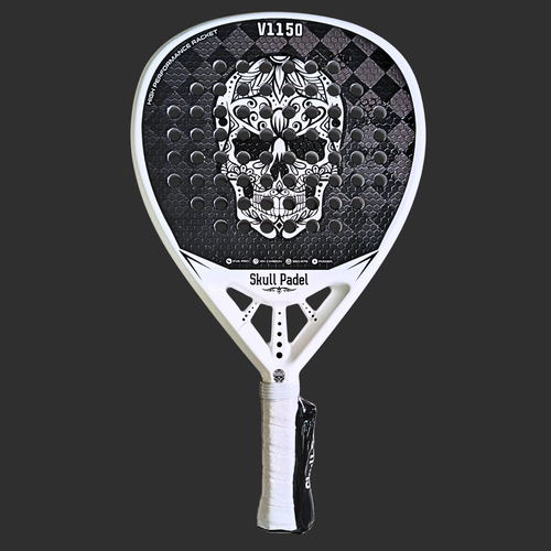 PADEL RACKET | V1150 WHITE 12K CARBON