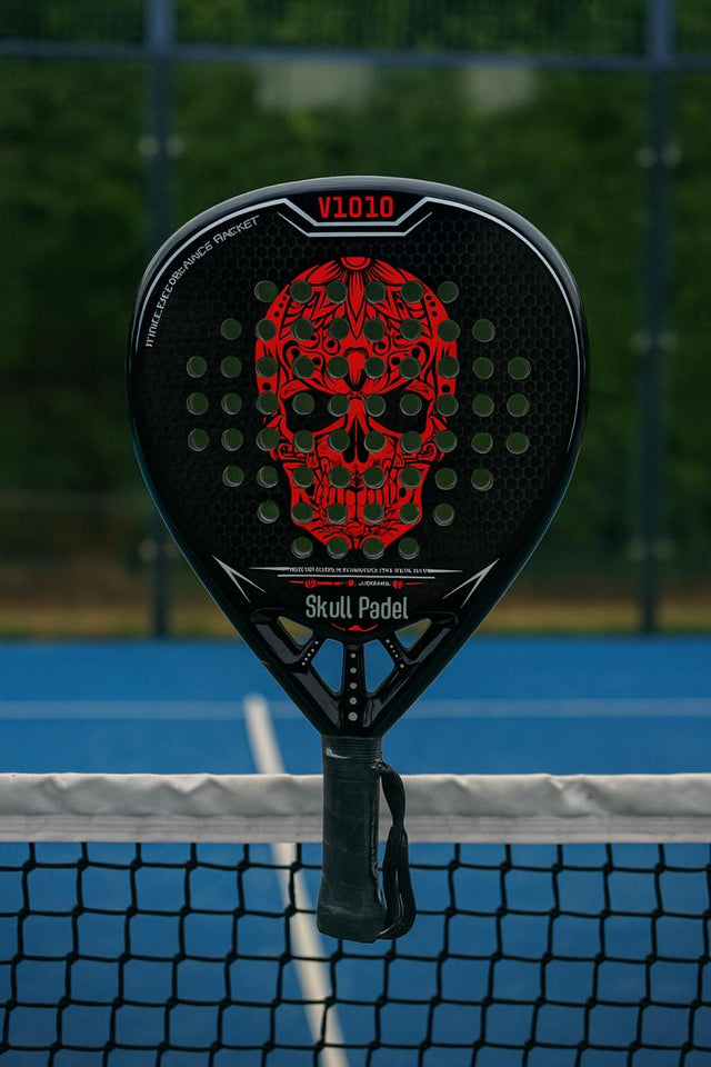 Padel Racket | V1010 RED BLACK 12K CARBON
