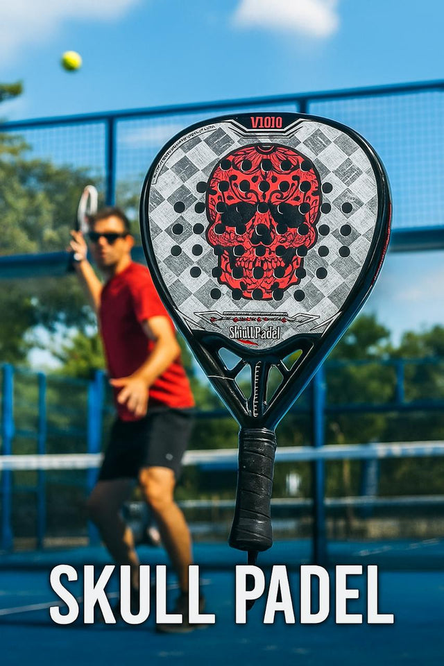 PADEL RACKET | V1010 RED BLACK 18K CARBON